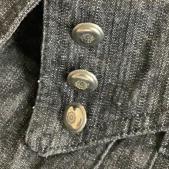 VGT Panhandle Slim fold over waist rib cage high waisted black jeans SZ 9/10 NWT - Picture 12 of 16